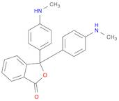 1(3H)-Isobenzofuranone, 3,3-bis[4-(methylamino)phenyl]-