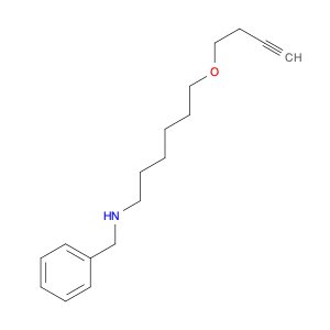 Benzenemethanamine, N-[6-(3-butynyloxy)hexyl]-