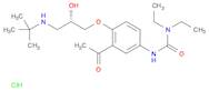 Urea, N'-[3-acetyl-4-[(2S)-3-[(1,1-dimethylethyl)amino]-2-hydroxypropoxy]phenyl]-N,N-diethyl-, hyd…