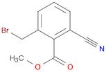 Benzoic acid, 2-(bromomethyl)-6-cyano-, methyl ester