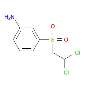 Benzenamine, 3-[(2,2-dichloroethyl)sulfonyl]-