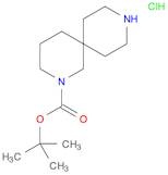 2,9-Diazaspiro[5.5]undecane-2-carboxylic acid, 1,1-dimethylethyl ester, hydrochloride (1:1)