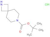 2,7-Diazaspiro[3.5]nonane-7-carboxylic acid, 1,1-dimethylethyl ester, hydrochloride (1:1)