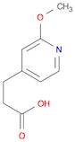 4-Pyridinepropanoic acid, 2-methoxy-