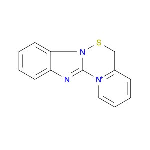 5H-Pyrido[1',2':4,5][1,2,4]thiadiazino[2,3-a]benzimidazol-13-ium (9CI)