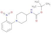 Carbamic acid, N-[1-(2-nitrophenyl)-4-piperidinyl]-, 1,1-dimethylethyl ester