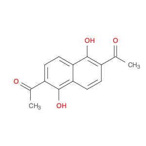 Ethanone, 1,1'-(1,5-dihydroxy-2,6-naphthalenediyl)bis-