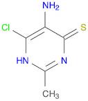 4(1H)-Pyrimidinethione, 5-amino-6-chloro-2-methyl-