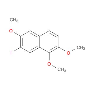Naphthalene, 7-iodo-1,2,6-trimethoxy-