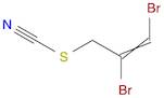 Thiocyanic acid, 2,3-dibromo-2-propen-1-yl ester