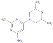 4-Pyrimidinamine, 6-(2,6-dimethyl-4-morpholinyl)-2-methyl-