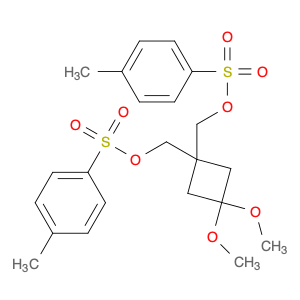 1,1-Cyclobutanedimethanol, 3,3-dimethoxy-, 1,1-bis(4-methylbenzenesulfonate)