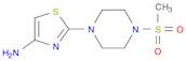 4-Thiazolamine, 2-[4-(methylsulfonyl)-1-piperazinyl]-