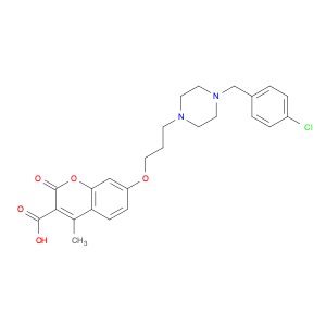 2H-1-Benzopyran-3-carboxylicacid, 7-[3-[4-[(4-chlorophenyl)methyl]-1-piperazinyl]propoxy]-4-methyl…