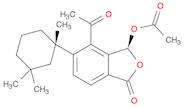 1(3H)-Isobenzofuranone, 4-acetyl-3-(acetyloxy)-5-[(1S)-1,3,3-trimethylcyclohexyl]-, (3S)-