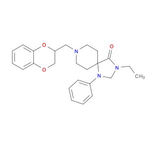 1,3,8-Triazaspiro[4.5]decan-4-one, 8-[(2,3-dihydro-1,4-benzodioxin-2-yl)methyl]-3-ethyl-1-phenyl-