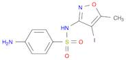 Benzenesulfonamide, 4-amino-N-(4-iodo-5-methyl-3-isoxazolyl)-