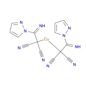 Copper, bis[1,1-dicyano-2-imino-2-(1H-pyrazol-1-yl)ethyl]- (9CI)