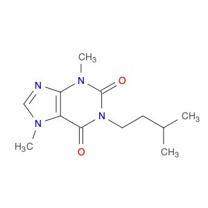 1H-Purine-2,6-dione,3,7-dihydro-3,7-dimethyl-1-(3-methylbutyl)-