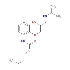 Carbamic acid, [2-[2-hydroxy-3-[(1-methylethyl)amino]propoxy]phenyl]-, butyl ester (9CI)