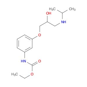 Carbamic acid, [3-[2-hydroxy-3-[(1-methylethyl)amino]propoxy]phenyl]-, ethyl ester (9CI)