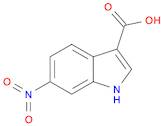 1H-Indole-3-carboxylic acid, 6-nitro-