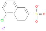 2-Naphthalenesulfonic acid, 5-chloro-, potassium salt (1:1)