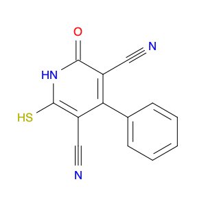 1,2-Dihydro-6-mercapto-2-oxo-4-phenyl-3,5-pyridinedicarbonitrile