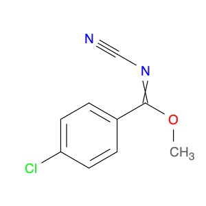 Benzenecarboximidic acid, 4-chloro-N-cyano-, methyl ester