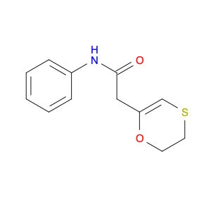 1,4-Oxathiin-2-acetamide, 5,6-dihydro-N-phenyl-