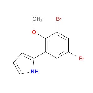1H-Pyrrole, 2-(3,5-dibromo-2-methoxyphenyl)-