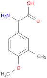 Benzeneacetic acid, α-amino-4-methoxy-3-methyl-