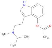 1H-Indol-4-ol, 3-[2-[methyl(1-methylethyl)amino]ethyl]-, 4-acetate