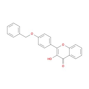 4H-1-Benzopyran-4-one, 3-hydroxy-2-[4-(phenylmethoxy)phenyl]-