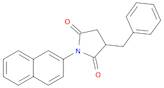 2,5-Pyrrolidinedione, 1-(2-naphthalenyl)-3-(phenylmethyl)-