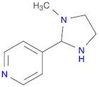 Pyridine, 4-(1-methyl-2-imidazolidinyl)-