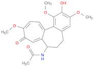 Acetamide, N-(5,6,7,9-tetrahydro-2-hydroxy-1,3,10-trimethoxy-9-oxobenzo[a]heptalen-7-yl)-