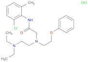 Acetamide, N-(2-chloro-6-methylphenyl)-2-[[2-(diethylamino)ethyl](2-phenoxyethyl)amino]-, hydrochl…