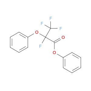 Propanoic acid, 2,3,3,3-tetrafluoro-2-phenoxy-, phenyl ester
