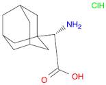 Tricyclo[3.3.1.13,7]decane-1-acetic acid, α-amino-, hydrochloride (1:1), (αS)-