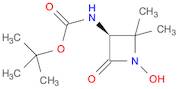 Carbamic acid, (1-hydroxy-2,2-dimethyl-4-oxo-3-azetidinyl)-, 1,1-dimethylethyl ester, (S)- (9CI)