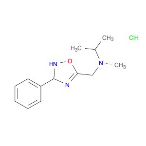 1,2,4-Oxadiazole-5-methanamine, 2,3-dihydro-N-methyl-N-(1-methylethyl)-3-phenyl-, hydrochloride (1…