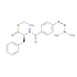 Phenylalanine, N-[4-(3,3-dimethyl-1-triazenyl)benzoyl]-, ethyl ester (9CI)
