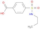 Benzoic acid, 4-[(propylamino)sulfonyl]-