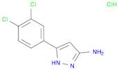 1H-Pyrazol-3-amine, 5-(3,4-dichlorophenyl)-, hydrochloride (1:1)