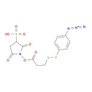 Propanoic acid,3-[(4-azidophenyl)dithio]-, 2,5-dioxo-3-sulfo-1-pyrrolidinyl ester