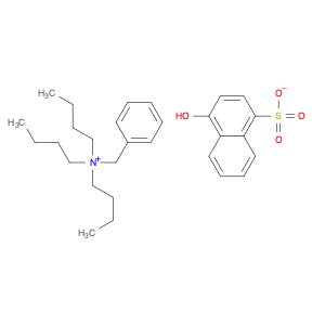 Benzenemethanaminium, N,N,N-tributyl-, 4-hydroxy-1-naphthalenesulfonate (1:1)