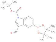 1H-Indole-1-carboxylic acid, 3-formyl-5-(4,4,5,5-tetramethyl-1,3,2-dioxaborolan-2-yl)-, 1,1-dime...