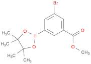 Benzoic acid, 3-bromo-5-(4,4,5,5-tetramethyl-1,3,2-dioxaborolan-2-yl)-, methyl ester