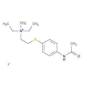 Ethanaminium, 2-[[4-(acetylamino)phenyl]thio]-N,N-diethyl-N-methyl-, iodide (1:1)